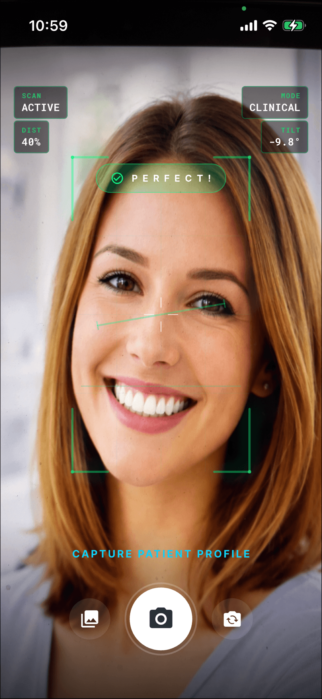 AI smile scanning
