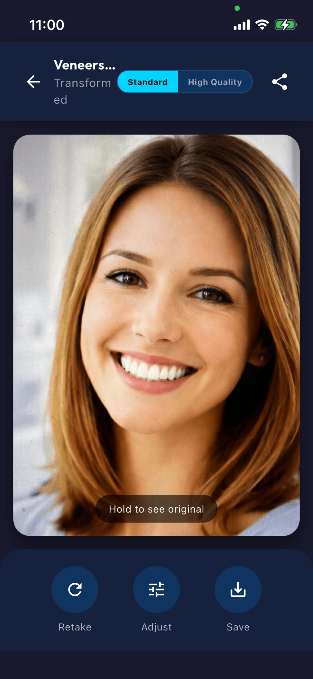 AI transformation result